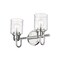 Z-Lite Kinsley 2 Light Vanity, Chrome And Clear Seeded 340-2V-CH - alternate 4